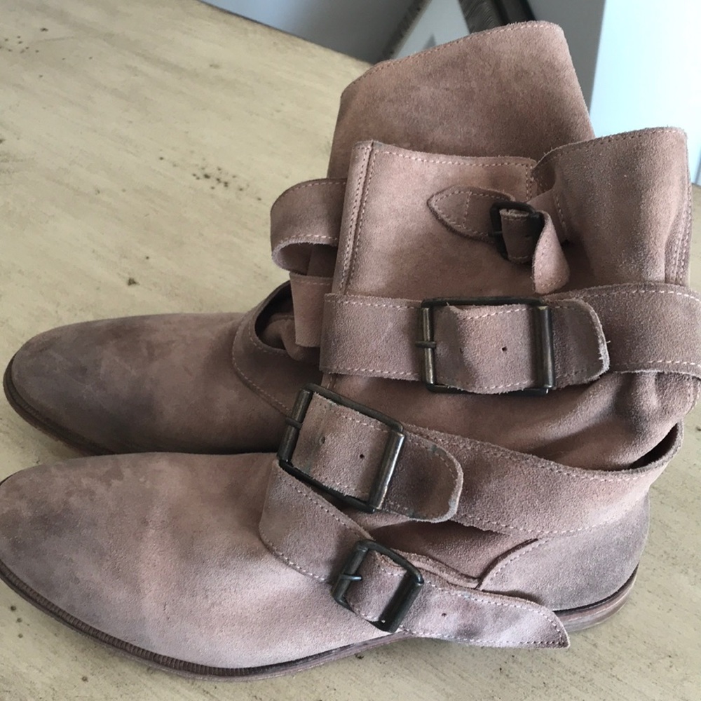 Free People Slouchy Buckle Boot